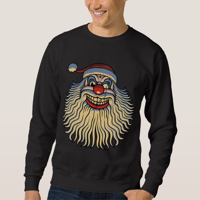 Sudadera Scary Santa Clown (Anverso)