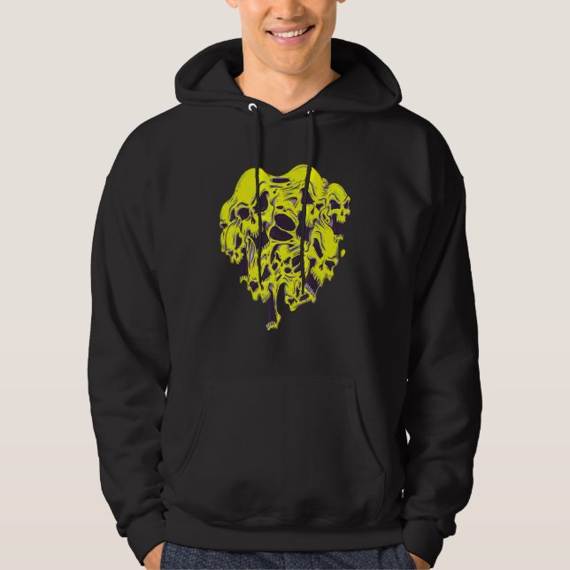 Sudadera Scary screaming merged Skulls Best of Graphic (Anverso)