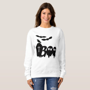 Sudadera Scary & Spooky Crow Bats, Coffin Halloween