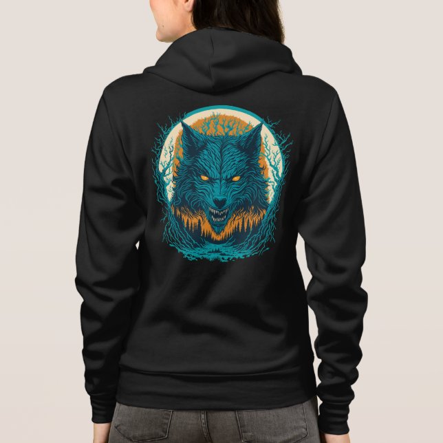 Sudadera Scary Werewolf (Reverso)