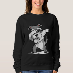 Sudadera Schnauzer Cute Dabbing Funny Dab Dance Gift