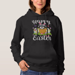Sudadera Schnauzer Dog Easter Huevo de Semana Santa Caza Fl