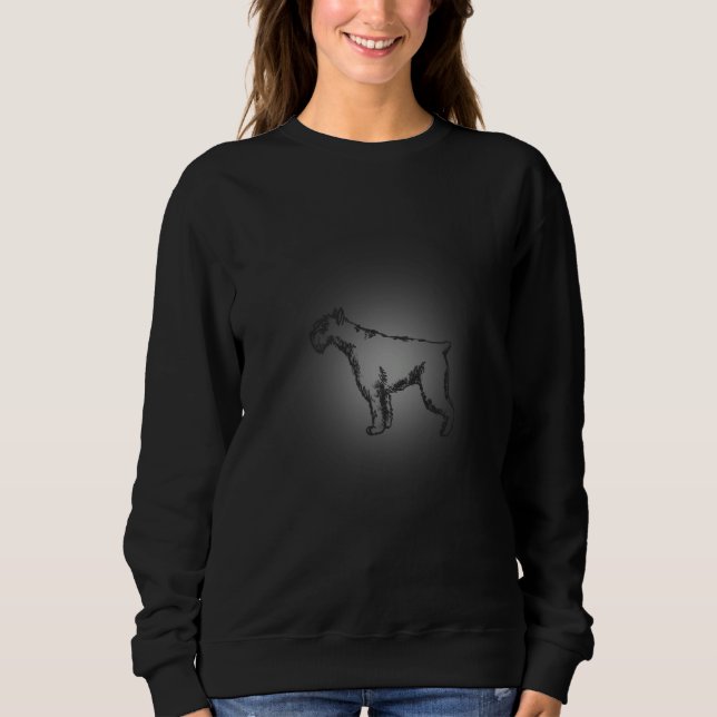 Sudadera Schnauzer dog   for men women 1 (Anverso)