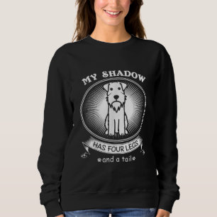 Sudadera Schnauzer en miniatura es mi perro es mi sombra c