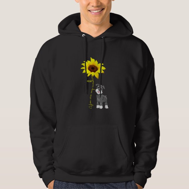 Sudadera Schnauzer es mi mamá Sunshine Sunflower Schnauzer (Anverso)