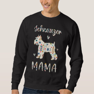 Sudadera Schnauzer Mama Floral Dog Mom Love 1