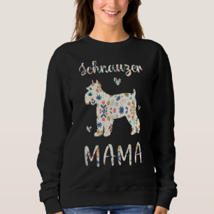 Sudadera Schnauzer Mama Floral Dog Mom Love 1