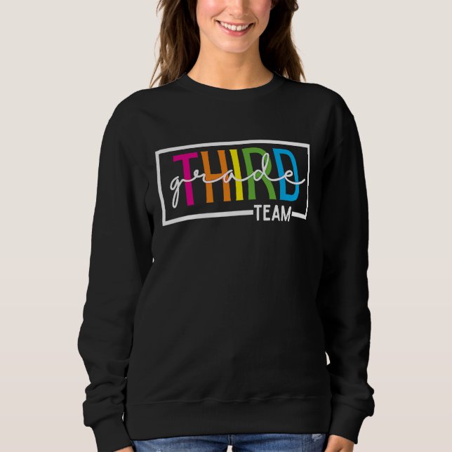 Sudadera School 3rd Grade Team Teacher (Anverso)