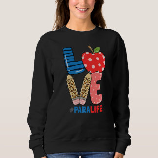 Sudadera School Love Pencil Apple  Para Life