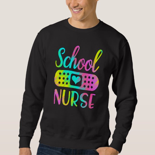 Sudadera School nurse Cute women RN symbol nursing job stet (Anverso)