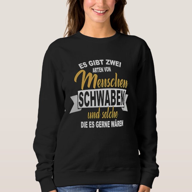 Sudadera Schwabe Swabian  Saying (Anverso)