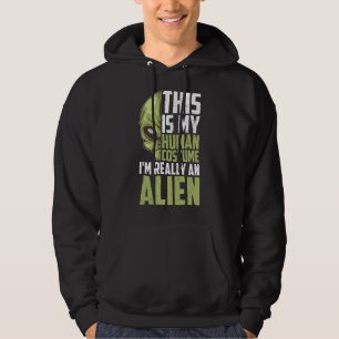 Sudadera Sci Fi Alien Extraterrestrial Costume Humano Alien