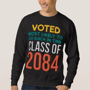 Sudadera Sci Fi Votó Más Probablemente Para Volver En TIme