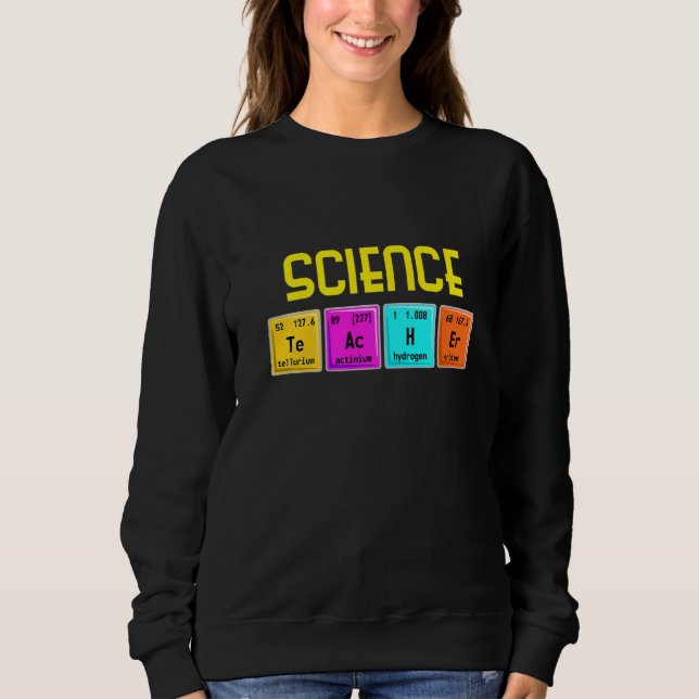Sudadera Science Day Biology Teacher Microscope Beaker Scie (Anverso)