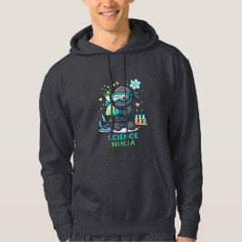 Sudadera Science Ninja – Cute Chemist Cartoon DesigCamiseta
