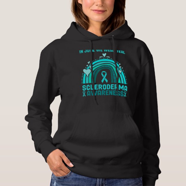 Sudadera Scleroderma Awareness Mes Ribbon Week Day (Anverso)