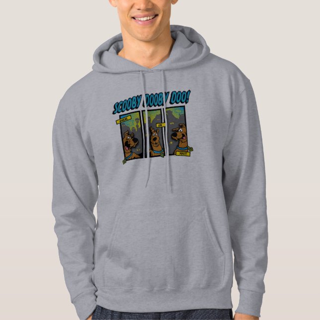 Sudadera Scooby-Doo ¿Dónde Están Los Paneles De Cómic? (Anverso)