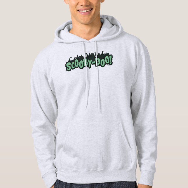 Sudadera ¡Scooby-Doo! Logotipo de silueta de monstruos (Anverso)