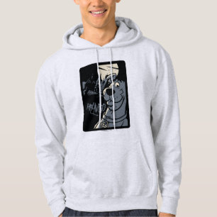 Sudadera Scooby-Doo Noir Obstaculizado Gráfico de la mansió