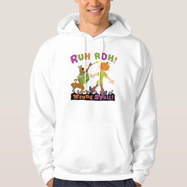 Sudadera Scooby-Doo ¡Ruh Roh! ¡El deletreo equivocado! (Anverso)