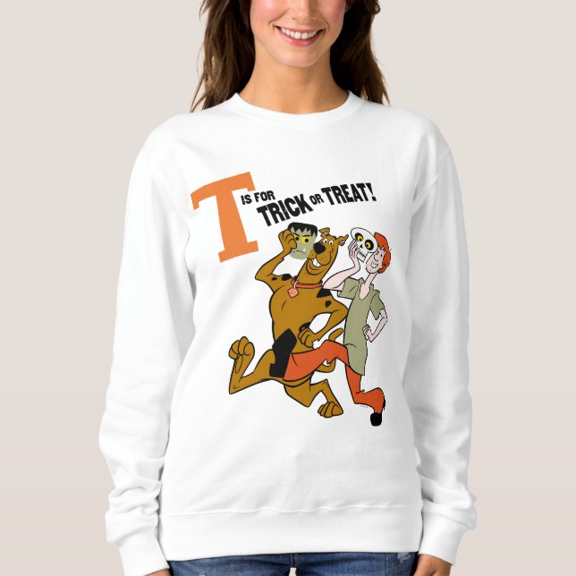 Sudadera Scooby-Doo | T es para Truco o Tratamiento (Anverso)