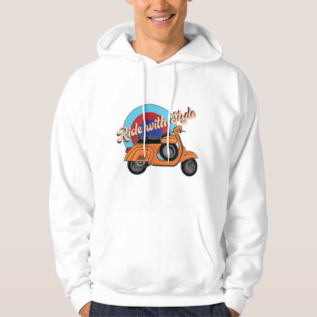 Sudadera Scooter Hoodie de Italia | Videojuego de estilo (Anverso)
