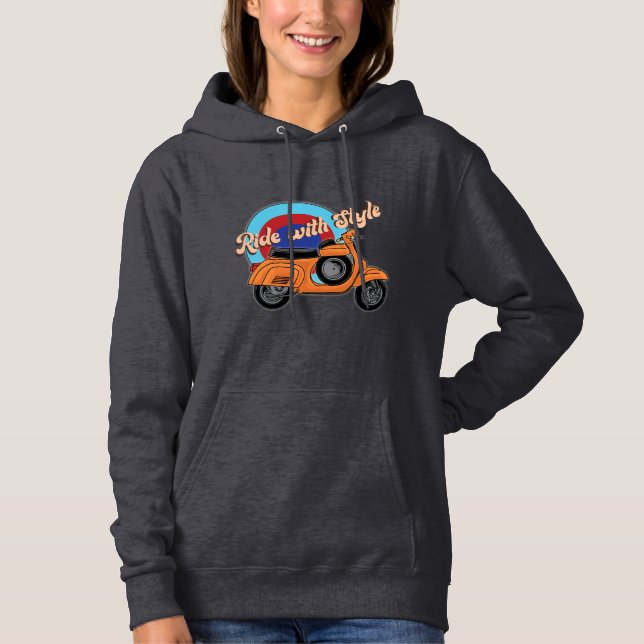 Sudadera Scooter Hoodie de Italia | Videojuego de estilo (Anverso)