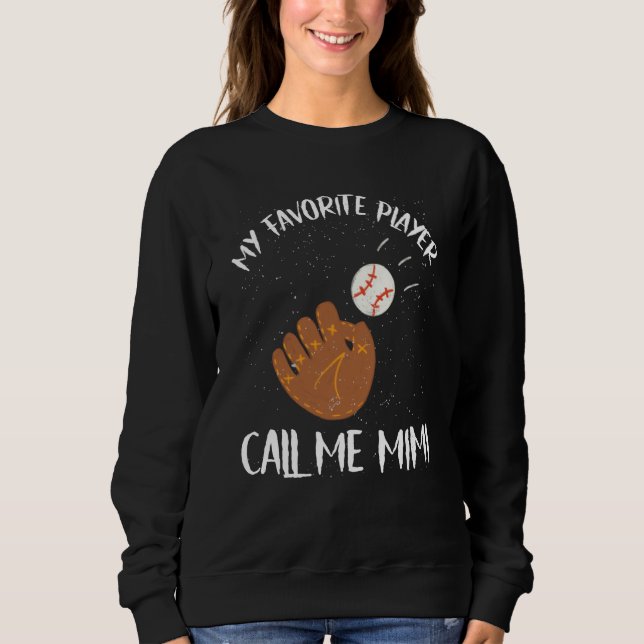 Sudadera Score Big with the Call Me Mimi Baseball Squad Spo (Anverso)