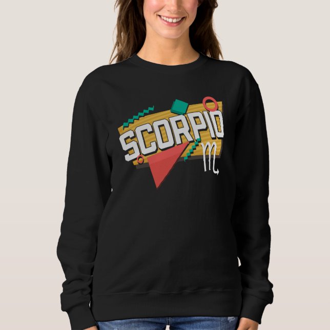 Sudadera Scorpio 90s Horoscope Zodiac Sign Astrology (Anverso)