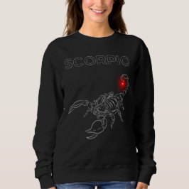 Sudadera Scorpio Dark Astrology | Minimal Occult Zodiac