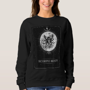 Sudadera Scorpio Moon Astrología Tarot Card Scorpion Mo com