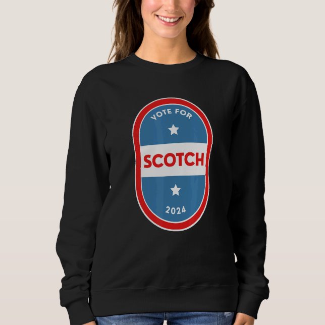 Sudadera Scotch  Bartender Political Election Parody 2024 (Anverso)