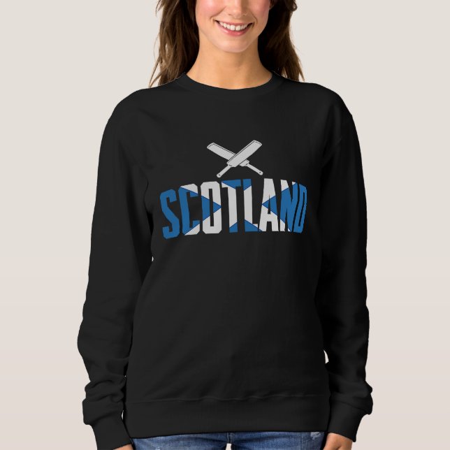 Sudadera Scotland Cricket Player  Cricket Sport (Anverso)