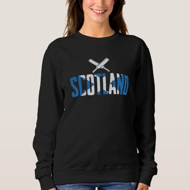 Sudadera Scotland Cricket Player Cricket Sport (Anverso)