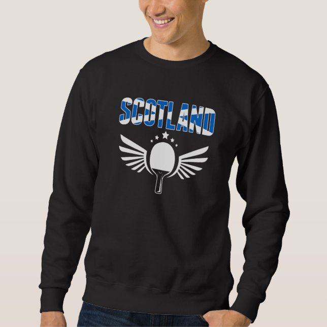 Sudadera Scotland Ping Pong   Scottish Table Tennis Support (Anverso)