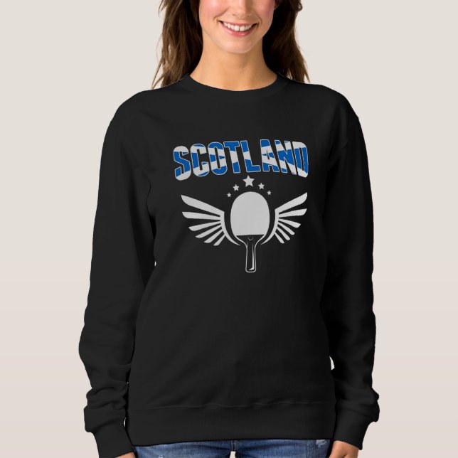 Sudadera Scotland Ping Pong   Scottish Table Tennis Support (Anverso)