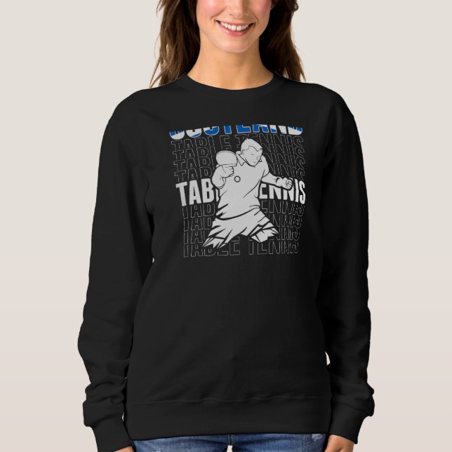 Sudadera Scotland Table Tennis  Support Scottish Ping Pong  (Anverso)