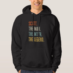 Sudadera Scott El Mejor, La Leyenda De Mitos De Hombre, Fun