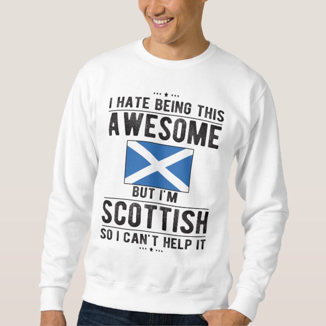 Sudadera Scottish Flag Scotland Heritage Scottish Roots (Anverso)