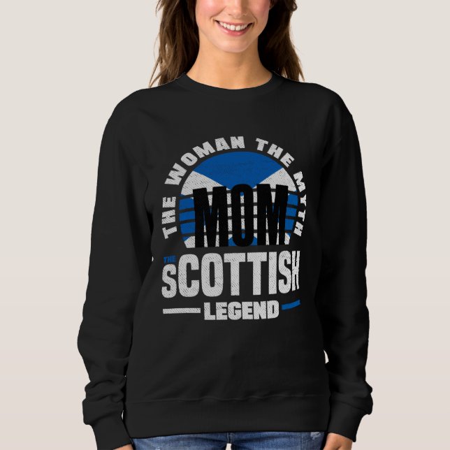 Sudadera Scottish Scotland Scottish Flag Mothers Day (Anverso)