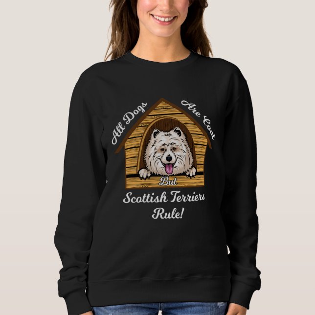 Sudadera Scottish Terrier Dogs Are Cool Scottish Terriers R (Anverso)