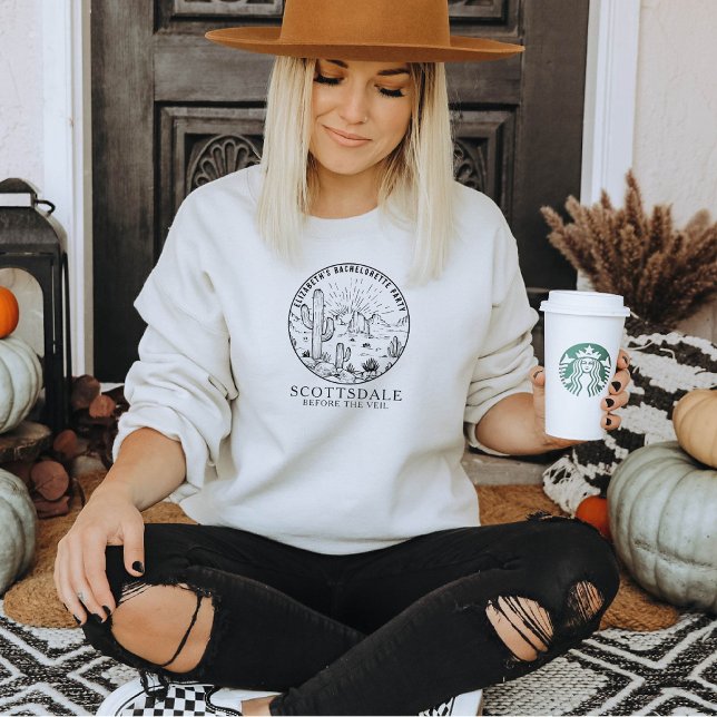 Sudadera Scottsdale Bachelorette Weekend Bridesmaids Person (Subido por el creador)