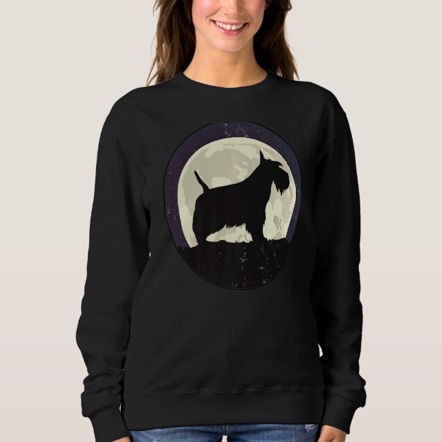 Sudadera Scotty Dog Aberdeen Terrier Retro (Anverso)