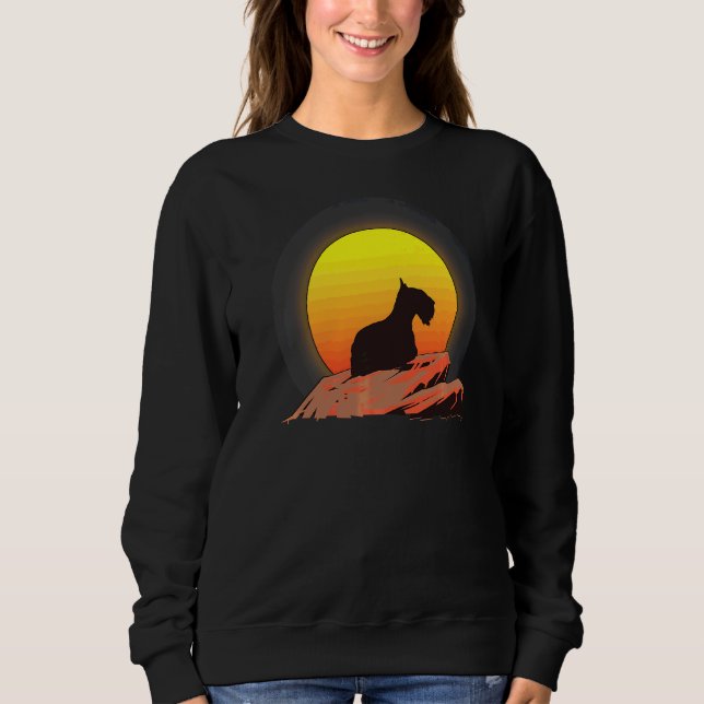 Sudadera Scotty Dog Aberdeen Terrier Sunrise (Anverso)