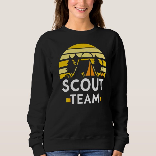 Sudadera Scout Team Scouts Senderismo Scouting Premium (Anverso)
