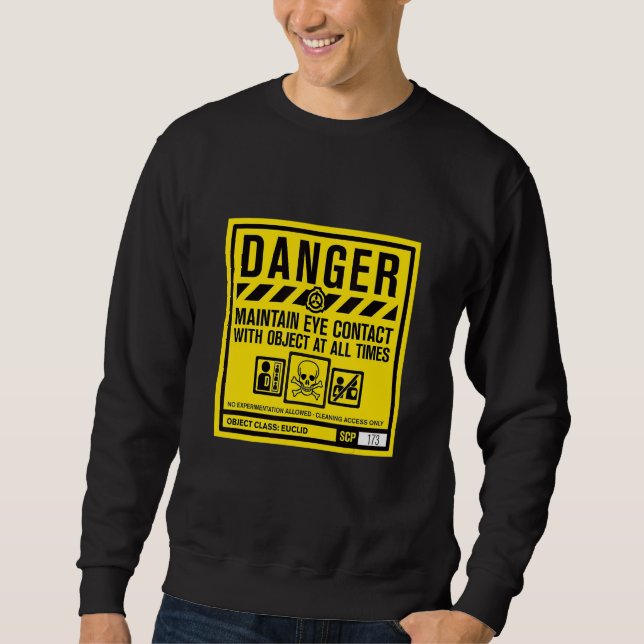 Sudadera Scp Foundation Danger Class Euclid (Anverso)