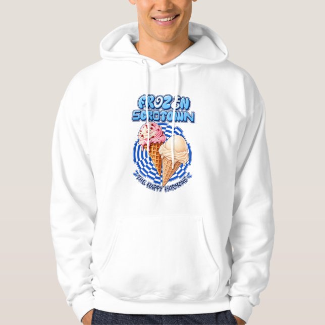 Sudadera 🍦 Scrotown Congelado (Anverso)