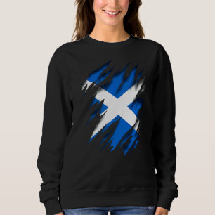 Sudadera Sct Saltire Escocia Bandera Escocesa