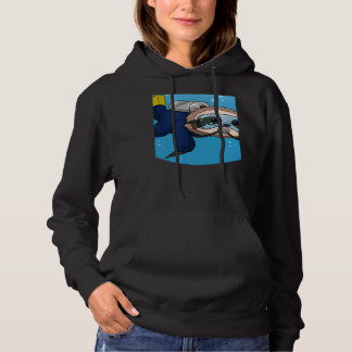 Sudadera Scuba Diving Snorkeling Sloth Lazy Tired Dive Slee