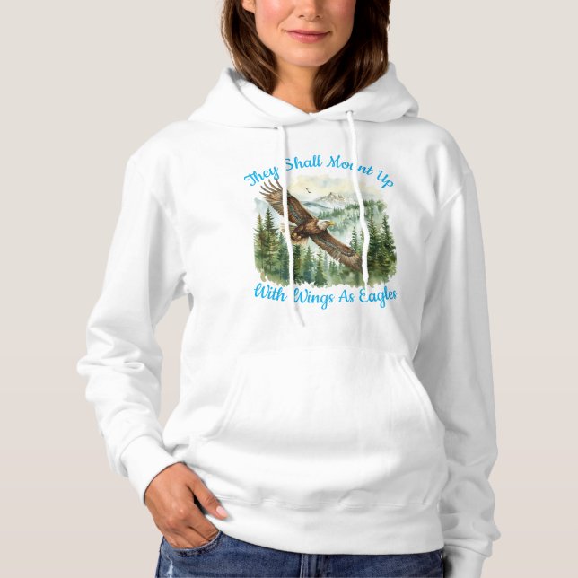 Sudadera Se Acumularán Con Alas Como Águilas (Anverso)